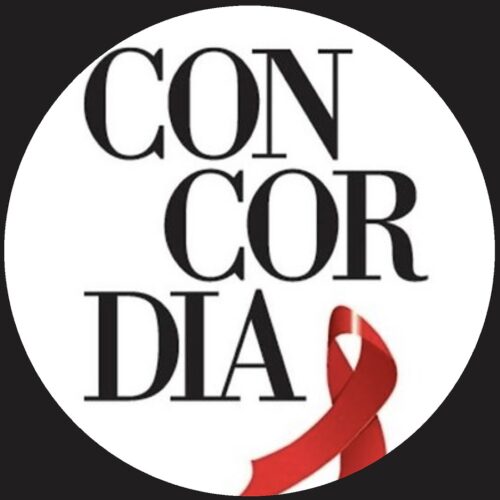 2001, concordia, marbella, aids association, logo